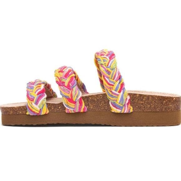 BRAND NEW ROCKET DOG WOMEN'S GREEN ASHLEY COLORFUL STRING SANDALl - Picture 4 of 16